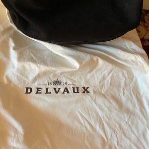 Delvaux suede Hobo bag.